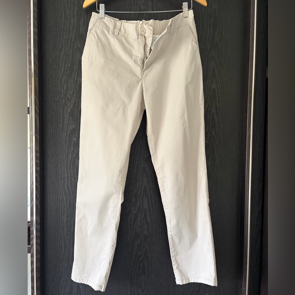 H&M Women's Light Beige Cropped Pants